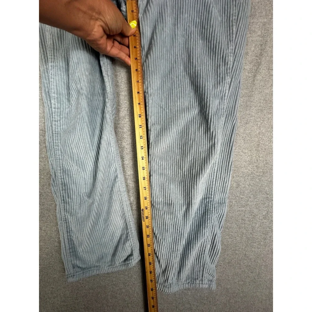 Levis 514 Corduroy Pant Mens 34x30 (fits 33X28) Light Blue Wide Whale Straight